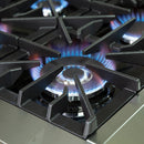 FORNO Galiano 36" 5.36 cu. ft. Gas Range with 6 Italian Burners in Stainless Steel, FFSGS6244-36