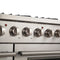 FORNO Galiano 48" 6.58 cu. ft. Gas Range with 8 Italian Burners in Stainless Steel, FFSGS6244-48
