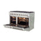 FORNO Galiano 48" 6.58 cu. ft. Gas Range with 8 Italian Burners in Stainless Steel, FFSGS6244-48