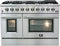 FORNO Appliance Package - 48" Gas Range, Range Hood, 60" Refrigerator, Dishwasher, Microwave Drawer, Wine Cooler, AP-FFSGS6244-48-22