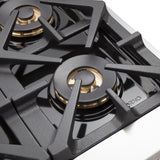 FORNO Capriasca 48″ 6.58 cu. ft. Gas Range with 8 Italian Burners in Stainless Steel, FFSGS6260-48