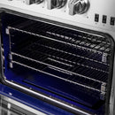 FORNO Capriasca 60″ 8.64 cu. ft. Gas Range with 10 Italian Burners in Stainless Steel, FFSGS6260-60