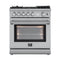 FORNO Lazio 30" 4.3 cu. ft. Gas Range with 5 Sealed Burners, Air Fryer and Griddle, FFSGS6276-30