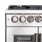 FORNO Massimo 30″ 4.32 cu. ft. Freestanding French Door Dual Fuel Range with 5 Burners, FFSGS6325-30