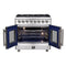 FORNO Massimo 36" 5.36 cu. ft. Freestanding French Door Dual Fuel Range with 6 Burners, FFSGS6325-36