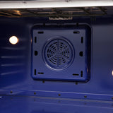 FORNO Massimo 36" 5.36 cu. ft. Freestanding French Door Dual Fuel Range with 6 Burners, FFSGS6325-36