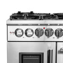 FORNO Massimo 48″ Freestanding French Door Dual Fuel Range with 8 Burners, FFSGS6325-48