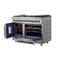FORNO Massimo 48″ Freestanding French Door Dual Fuel Range with 8 Burners, FFSGS6325-48
