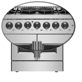 FORNO Galiano 30" 4.32 cu. ft. Dual Fuel Range with French Door in Stainless Steel, FFSGS6356-30