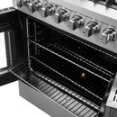 FORNO Galiano 30" 4.32 cu. ft. Dual Fuel Range with French Door in Stainless Steel, FFSGS6356-30
