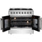 FORNO Galiano 36" 5.36 cu. ft. Dual Fuel Range with French Door in Stainless Steel, FFSGS6356-36