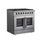 FORNO Galiano 36" 5.36 cu. ft. Dual Fuel Range with French Door in Stainless Steel, FFSGS6356-36