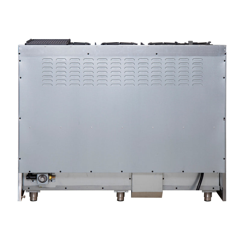 FORNO Galiano 48" 6.58 cu. ft. Dual Fuel Range with French Door in Stainless Steel, FFSGS6356-48