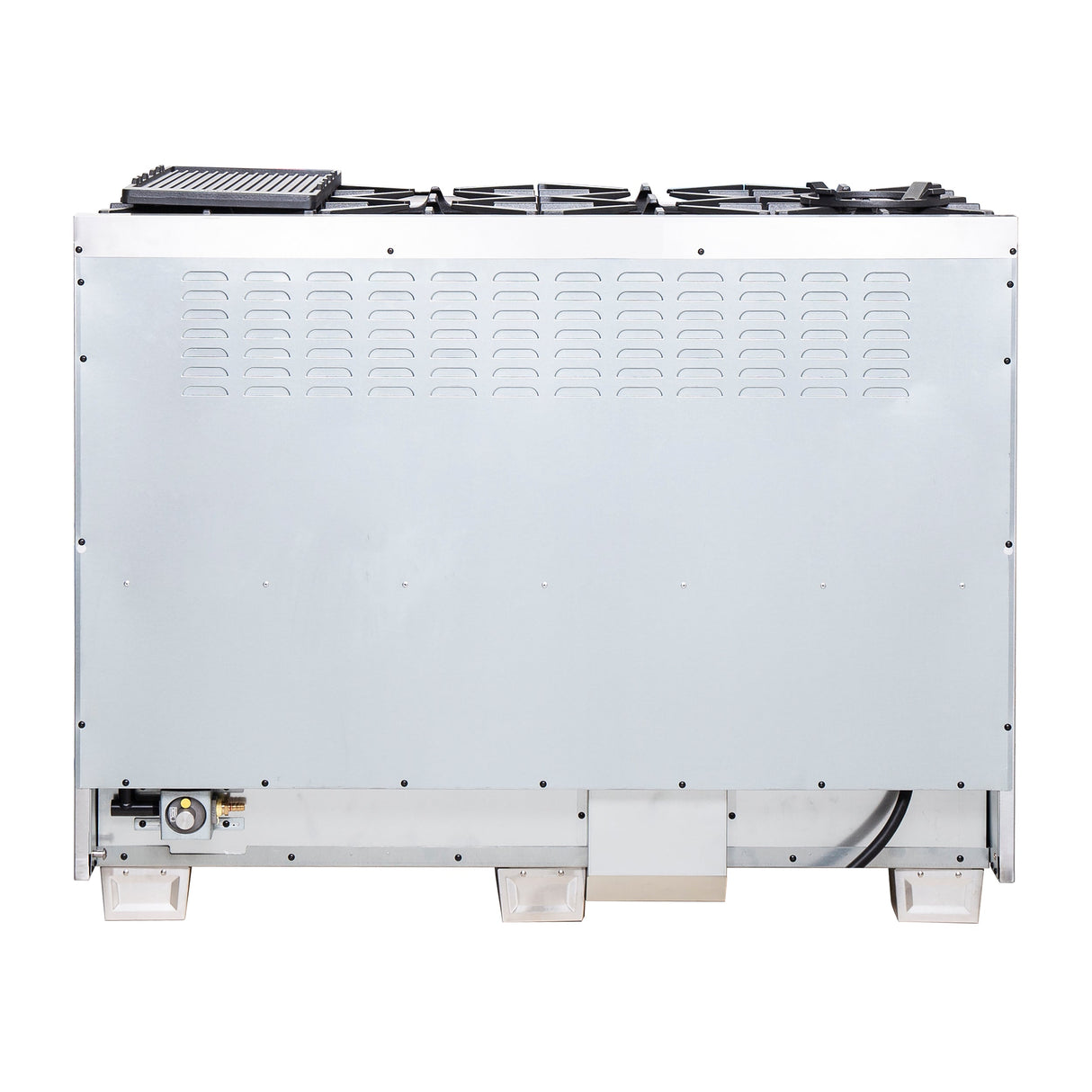 FORNO Capriasca 48" 6.58 cu. ft. Dual Fuel Range with French Door and 8 Sealed Burners, FFSGS6387-48