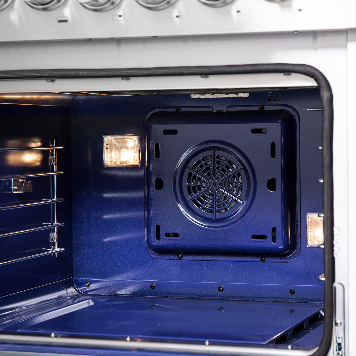 FORNO Capriasca 48" 6.58 cu. ft. Dual Fuel Range with French Door and 8 Sealed Burners, FFSGS6387-48