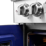 FORNO Capriasca 48" 6.58 cu. ft. Dual Fuel Range with French Door and 8 Sealed Burners, FFSGS6387-48