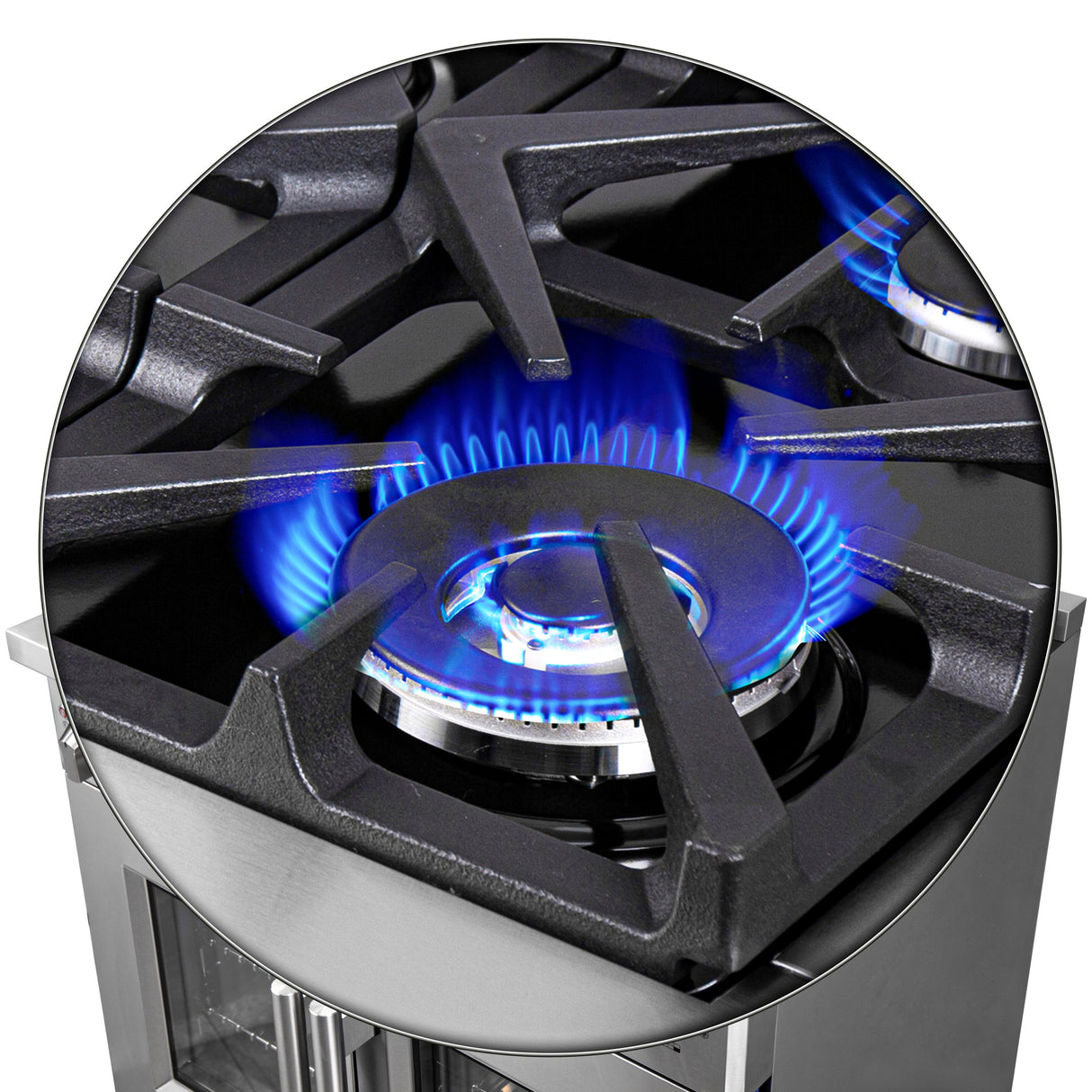 FORNO Massimo 36" 5.36 cu. ft. Freestanding French Door Gas Range with 6 Burners, FFSGS6439-36