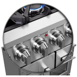 FORNO Massimo 48″ 6.58 cu. ft. Freestanding French Door Gas Range with 8 Burners, FFSGS6439-48