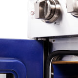 FORNO Capriasca 36" 5.36 cu. ft. Professional Gas Range with French Door and 6 Sealed Burners, FFSGS6460-36