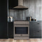 FORNO Espresso Package - 30" Induction Range, Range Hood, 36" Refrigerator with Ice Maker and Dishwasher in Stainless Steel