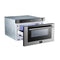 FORNO Capoliveri 24" 1.2 cu. ft. Built-In Microwave Drawer in Stainless Steel, FMWDR3000-24