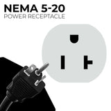 FORNO Espresso Oliena 24" 1.6 cu. ft. Built-In Microwave Oven in White with Antique Brass Handles, FMWDR3093-24WHT