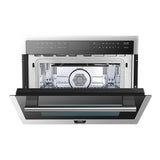 FORNO Oliena 24" 1.6 cu.ft  Built-In Microwave Oven in Stainless Steel, FMWDR3093-24