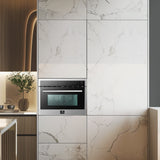 FORNO Oliena 24" 1.6 cu.ft  Built-In Microwave Oven in Stainless Steel, FMWDR3093-24