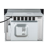 FORNO Espresso Oliena 30" 1.6 cu. ft. Built-In Microwave Oven in Black with Antique Brass Handles, FMWDR3093-30BLK