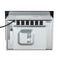 FORNO Espresso Oliena 30" 1.6 cu. ft. Built-In Microwave Oven in Black with Silver Handles, FMWDR3093-30BLK