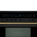 FORNO Espresso Oliena 30" 1.6 cu. ft. Built-In Microwave Oven in Black with Antique Brass Handles, FMWDR3093-30BLK