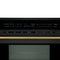 FORNO Espresso Oliena 30" 1.6 cu. ft. Built-In Microwave Oven in Black with Antique Brass Handles, FMWDR3093-30BLK