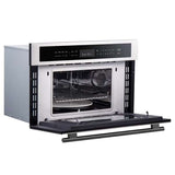 FORNO Oliena 30" 1.6 cu. ft. Built-In Microwave Oven in Stainless Steel, FMWDR3093-30