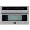 FORNO Oliena 30" 1.6 cu. ft. Built-In Microwave Oven in Stainless Steel, FMWDR3093-30
