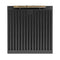 FORNO Espresso Package - 30" Electric Range, Range Hood and Refrigerator in Black with Antique Brass Handles