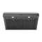 FORNO Espresso Package - 30" Electric Range, Range Hood and Dishwasher in Black with Antique Brass Handles