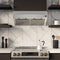 FORNO Espresso Package - 30" Electric Range, Range Hood, Refrigerator and Dishwasher in Stainless Steel with Silver Handles