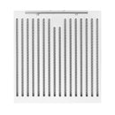 FORNO Espresso Package - 30" Electric Range, Range Hood and Refrigerator in White with Silver Handles