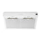 FORNO Espresso Package - 30" Electric Range, Range Hood, Refrigerator and Dishwasher in White with Antique Brass Handles