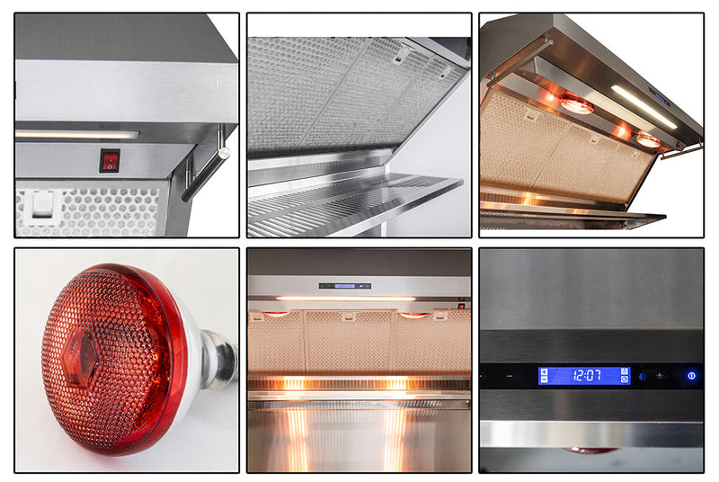 FORNO Appliance Package - 36 Inch Dual Fuel Range, Wall Mount Range Hood, Dishwasher, AP-FFSGS6156-36-2