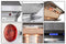 FORNO Appliance Package - 36 Inch Gas Range, Wall Mount Range Hood, 60 Inch Refrigerator, AP-FFSGS6244-36-4