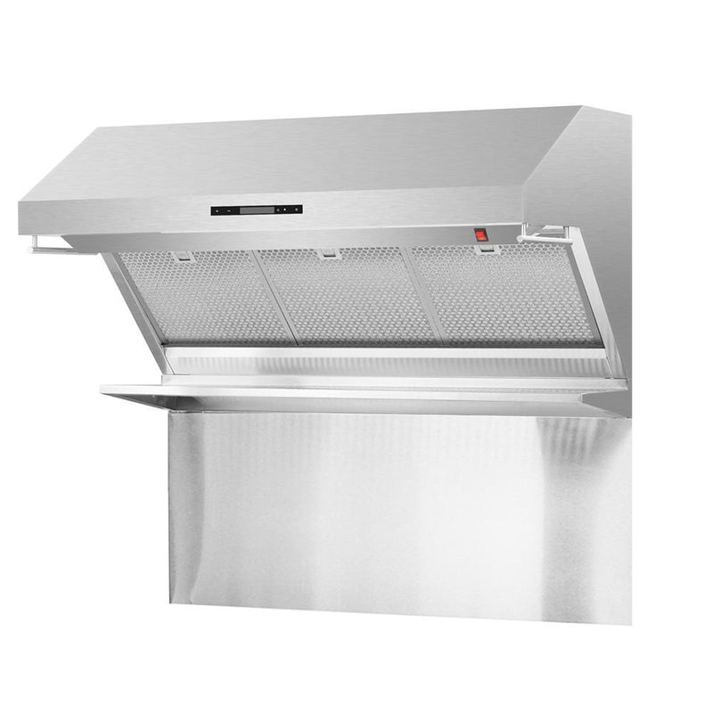 FORNO Appliance Package - 48 Inch Dual Fuel Range, Wall Mount Range Hood, Microwave Drawer, AP-FFSGS6156-48-3