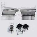 FORNO Appliance Package - 48" Gas Range, 48" Range Hood, Dishwasher, 48" Refrigerator, Microwave Drawer, AP-FFSGS6244-48-13