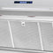 FORNO Savona 60" 1200 CFM Wall Mount Range Hood with Backsplash, Warming Lamp and Shelf, FRHWM5029-60HB