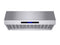 FORNO Palazzo 36'' 500 CFM Wall Mount Range Hood in Stainless Steel, FRHWM5030-36