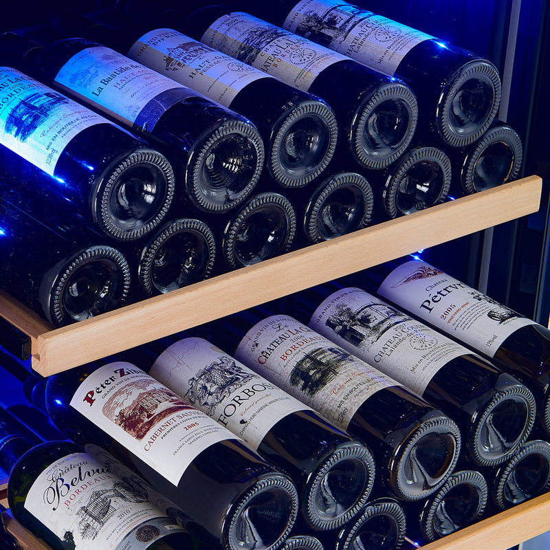 FORNO Cesinali 24" 16 cu. ft. Dual Zone 94 Bottle Wine Cooler, FWCDR6603-24S