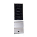 FORNO Azienda 24" 108 Bottle Triple Zone Wine Cooler, FWCDR6628-24S