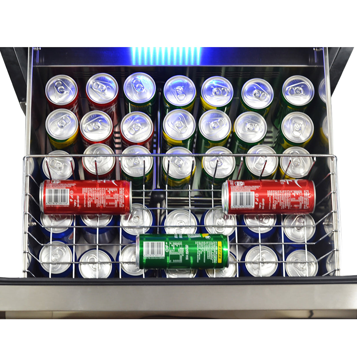 FORNO Azienda 24" 108 Bottle Triple Zone Wine Cooler, FWCDR6628-24S