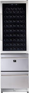 FORNO Appliance Package - 36 Inch Gas Range, Wall Mount Range Hood, Refrigerator, Microwave Drawer, Dishwasher, Wine Cooler, AP-FFSGS6244-36-W-9