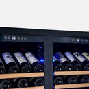 FORNO Vernazza 40" 25.07 cu.ft. 166 Bottle Dual Zone Wine Cooler in Stainless Steel, FWCDR6642-40S